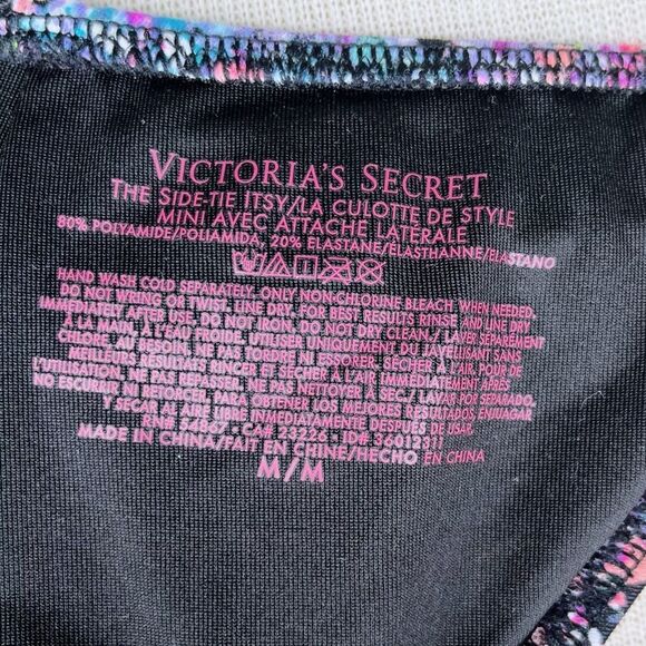 Victoria's Secret Bikini sz 36B & M * High Tie Halter Top & Itsy Side Tie Bottom - Picture 10 of 10